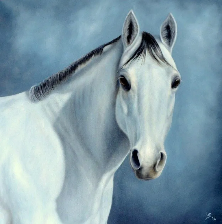 Cabezas de caballos decorativas | Arte Pinturas al Óleo