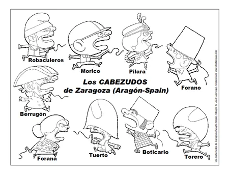 cabezudos forana the Colouring Pages (page 2) cabezudos forana the Colouring Pages (page 2)