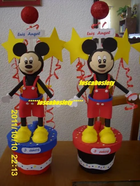 LOS CABOS LETY MANUALIDADES: fiesta tematica mickey mouse