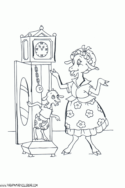 7 cabritillos Colouring Pages (page 2)