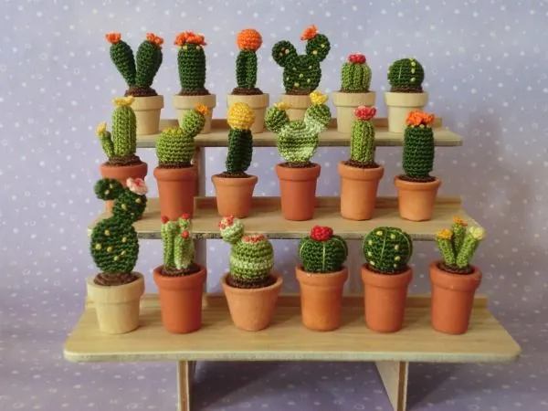 Cactus tejidos al crochet patrones - Imagui