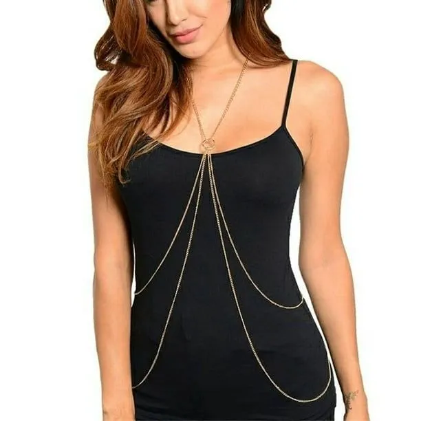 Cadena de cuerpo en capas bohemia, cadena de cintura dorada, arnés de barra de Bikini Sexy, cinturón para el cuerpo, joyería para mujeres y niñas YONGSHENG 8390612016554 | Walmart en línea Cadena de cuerpo en capas bohemia, cadena de cintura dorada, arnés de barra de Bikini Sexy, cinturón para el cuerpo, joyería para mujeres y niñas YONGSHENG 8390612016554 | Walmart en línea