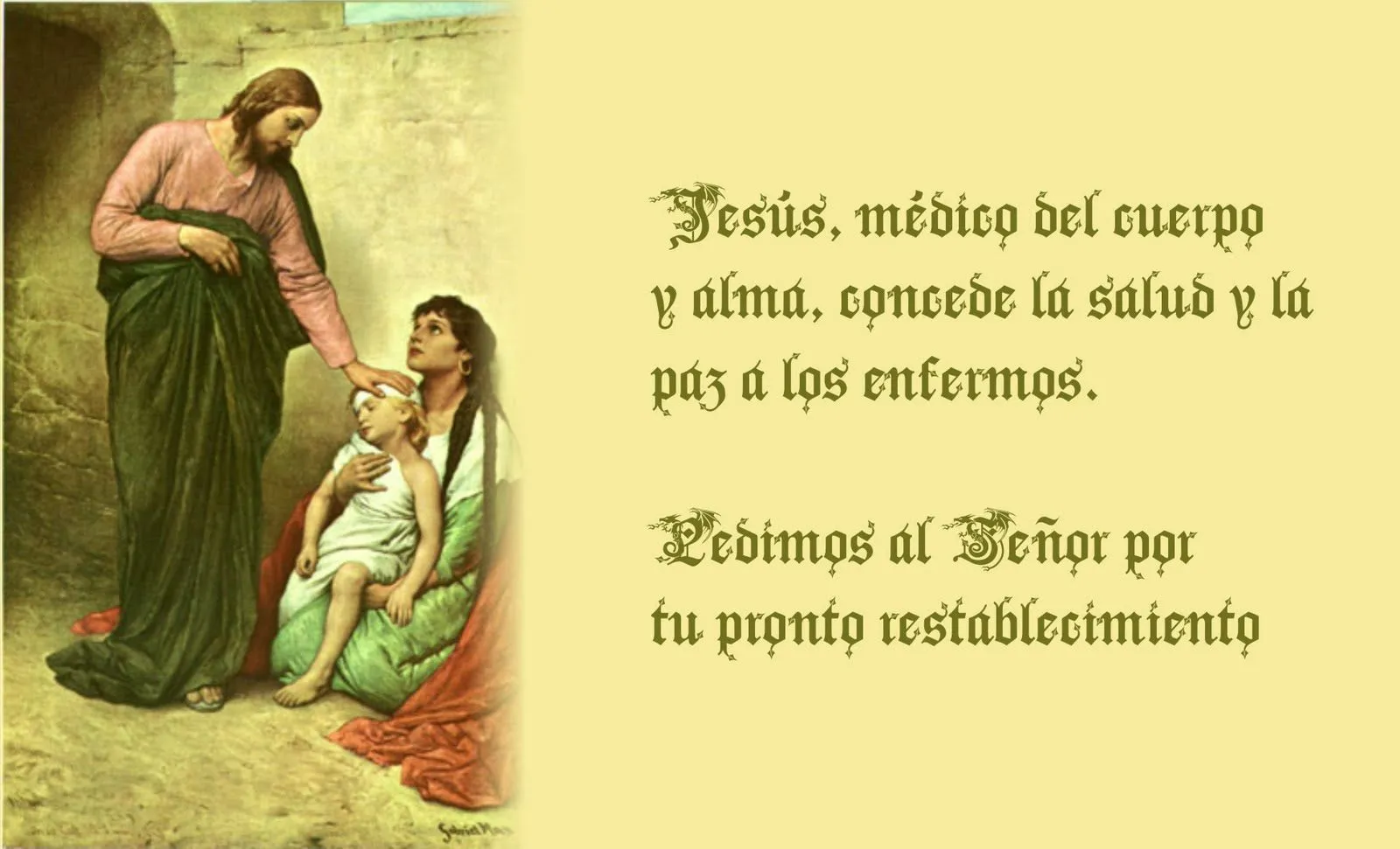 Cadenas de oracion para enfermos - Imagui