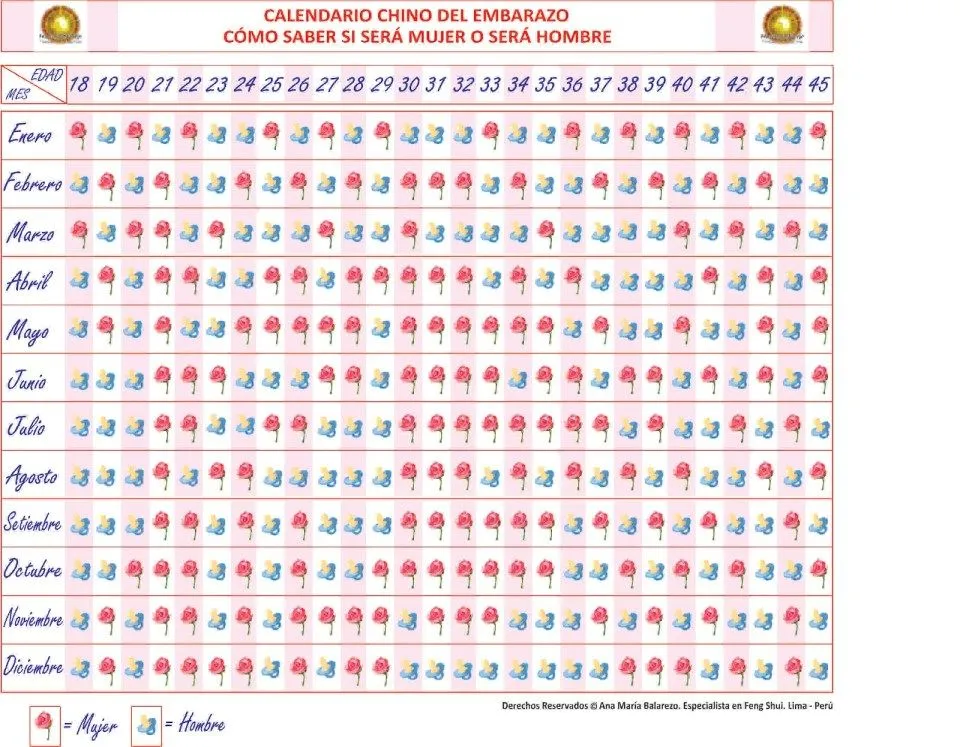 De cadenitas y calendarios chinos/mayas para adivinar el sexo del bebé - Mamá y maestra De cadenitas y calendarios chinos/mayas para adivinar el sexo del bebé - Mamá y maestra