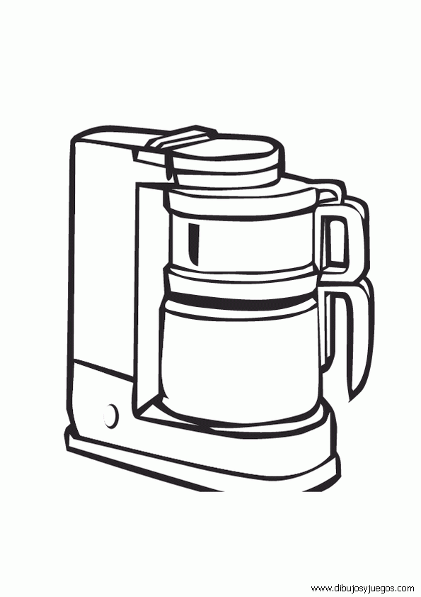dibujo-de-cafetera-02 | Dibujos y juegos, para pintar y colorear