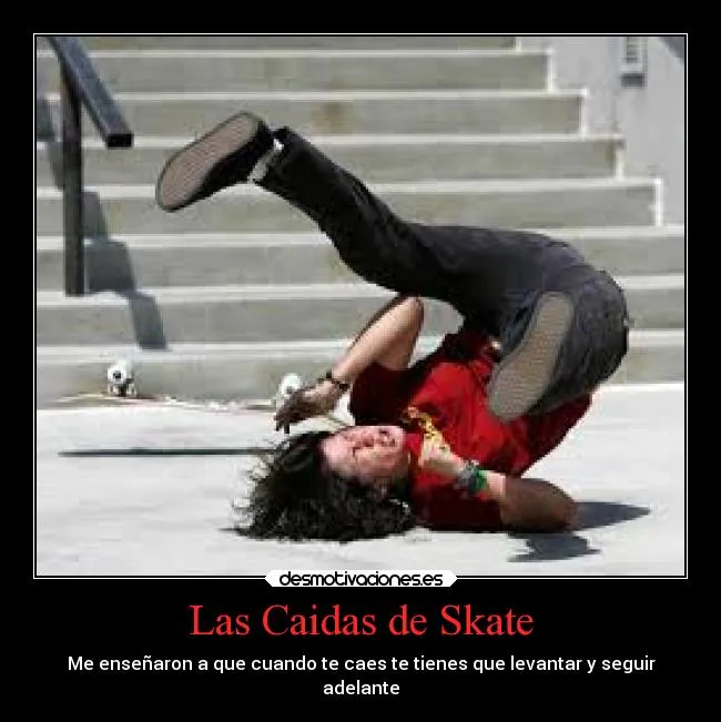 Las Caidas de Skate | Desmotivaciones