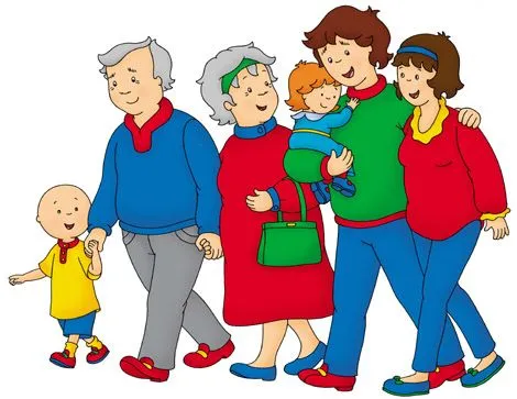 Ciruela, Diario de una mamá primeriza.: La familia de Caillou