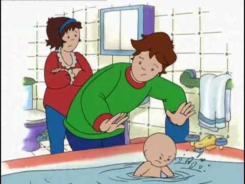 Caillou toma un baño - YouTube