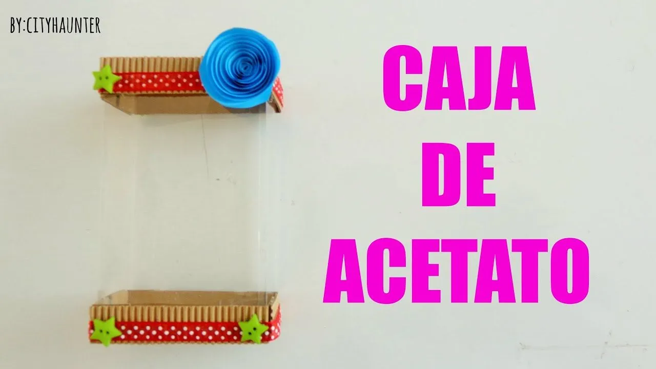 Como hacer una caja de acetato {FACIL} // Detalle para regalar - YouTube Como hacer una caja de acetato {FACIL} // Detalle para regalar - YouTube
