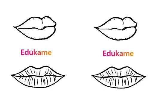 Besos para colorear - Imagui