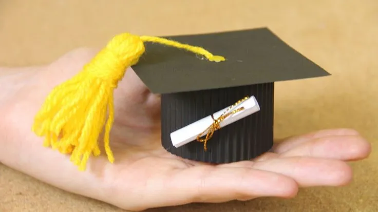 Caja Birrete: regalo y manualidad de graduación | PAPER CRAFTS ... Caja Birrete: regalo y manualidad de graduación | PAPER CRAFTS ...