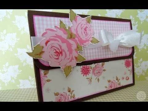 Cómo hacer una Caja-Carpeta para fotos. *TUTORIAL SCRAPBOOK* - YouTube