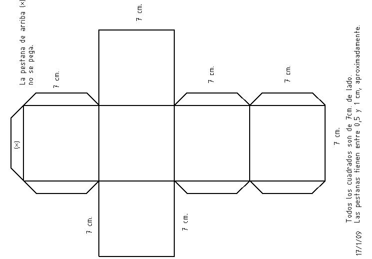 Como hacer un cubo de cartulina - Imagui