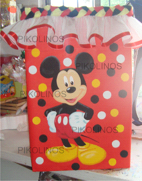 Caja para colocar regalos #mickey | proyecto fiesta mickey de yago ...