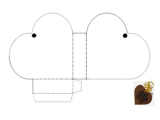 Moldes de cajas de carton corrugado PARA BOMBONES - Imagui