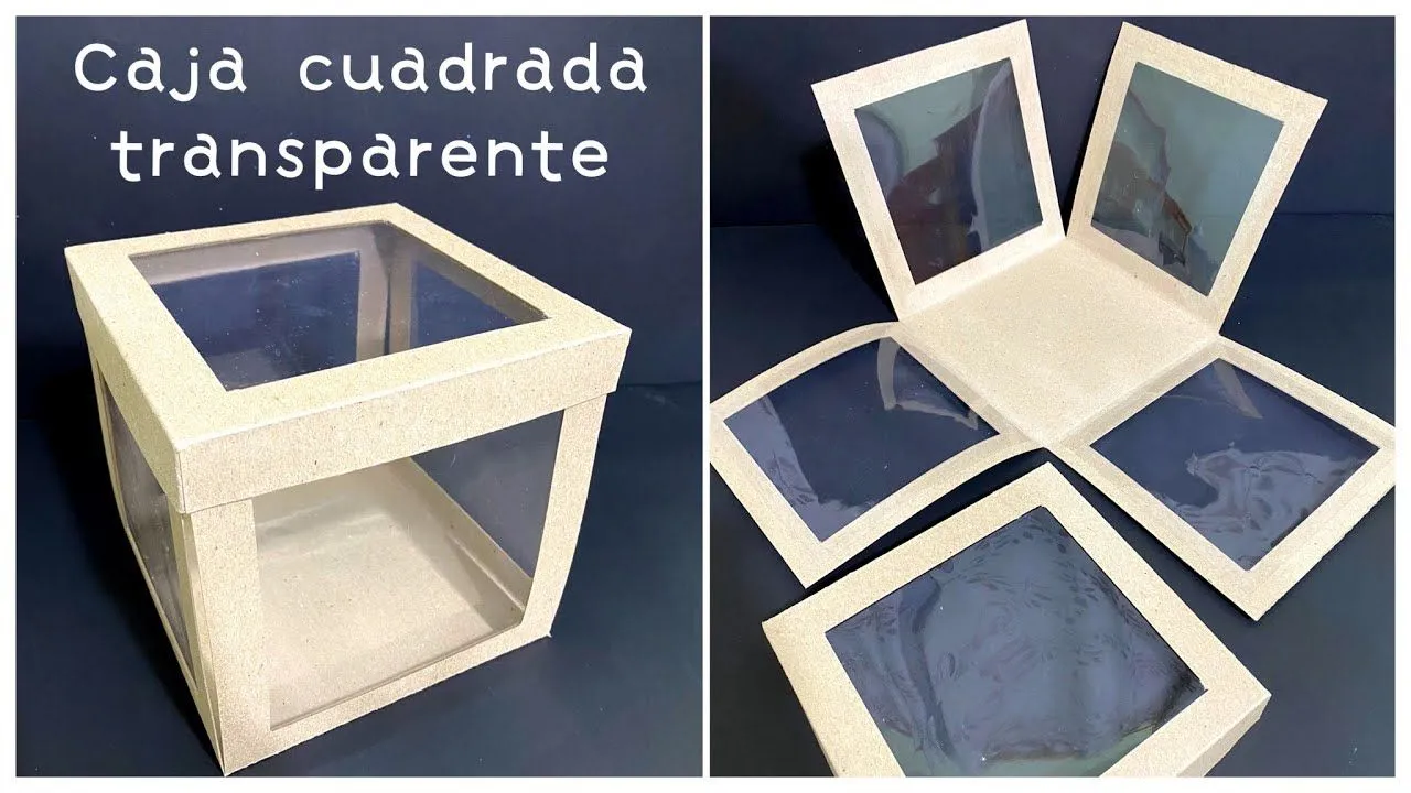 Caja cuadrada Kraft con ventanas transparente | Caja con acetato| Caja para pan de pascua - YouTube Caja cuadrada Kraft con ventanas transparente | Caja con acetato| Caja para pan de pascua - YouTube