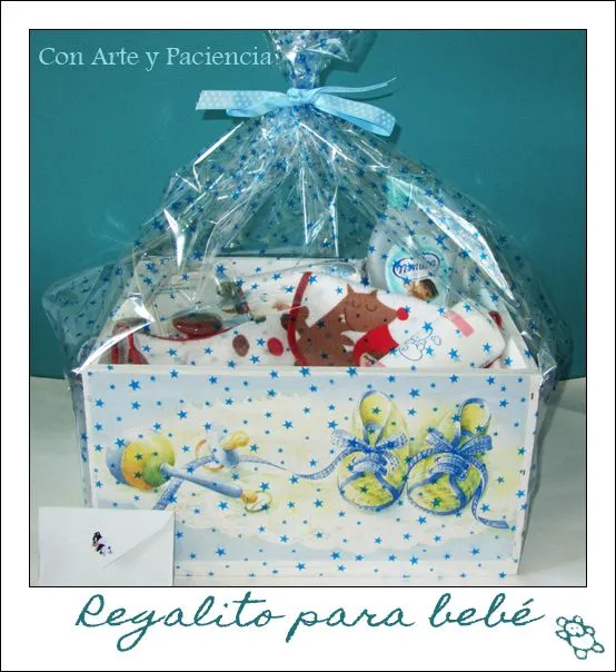 Ante Todo Con Arte y Paciencia: Regalo caja decoupage para recién ... Ante Todo Con Arte y Paciencia: Regalo caja decoupage para recién ...