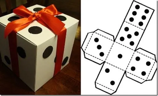 Caja dado para envolver regalos | Busco Imágenes Caja dado para envolver regalos | Busco Imágenes