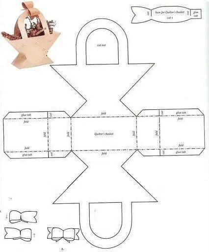 Caja en forma de canasta | cajas | Pinterest | Baskets, Small ... Caja en forma de canasta | cajas | Pinterest | Baskets, Small ...