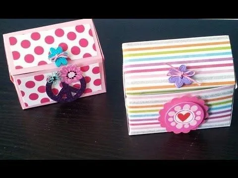 Caja En Forma De Cofre (Detalle) Facil - YouTube Caja En Forma De Cofre (Detalle) Facil - YouTube