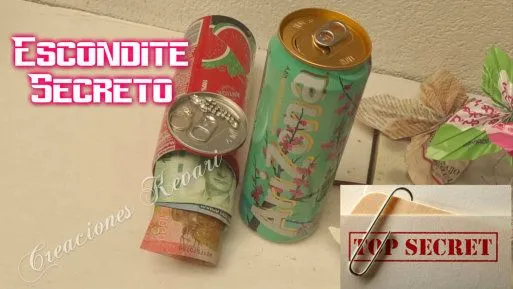 Caja Fuerte o Escondite secreto en una lata de refresco - MujerTrend Caja Fuerte o Escondite secreto en una lata de refresco - MujerTrend