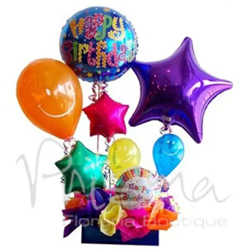 CAJA DE GLOBOS Diseño compuesto por 3 globos grandes, 3 globos ... CAJA DE GLOBOS Diseño compuesto por 3 globos grandes, 3 globos ...
