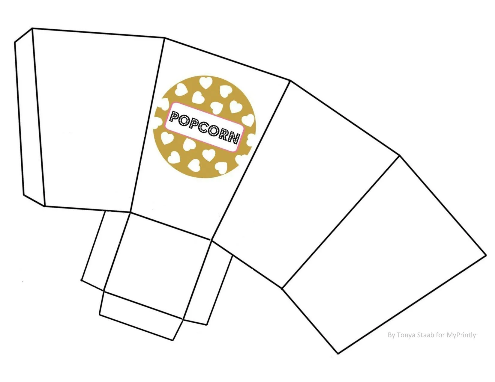 Caja palomitas popcorn | Silhouette cameo, Paper crafts, Scrapbook