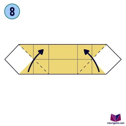 Caja de papel origami fácil - paso por paso Caja de papel origami fácil - paso por paso