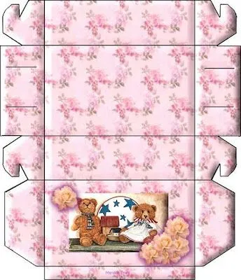 CAJA RECORTABLE CON OSITOS PARA ARMAR : RECORTABLES PARA NIÑOS CAJA RECORTABLE CON OSITOS PARA ARMAR : RECORTABLES PARA NIÑOS