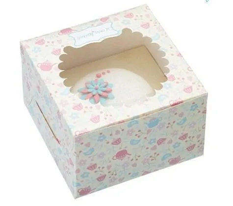 Caja para Regalar Cupcakes 4 unidades | Alambique: Venta online ...