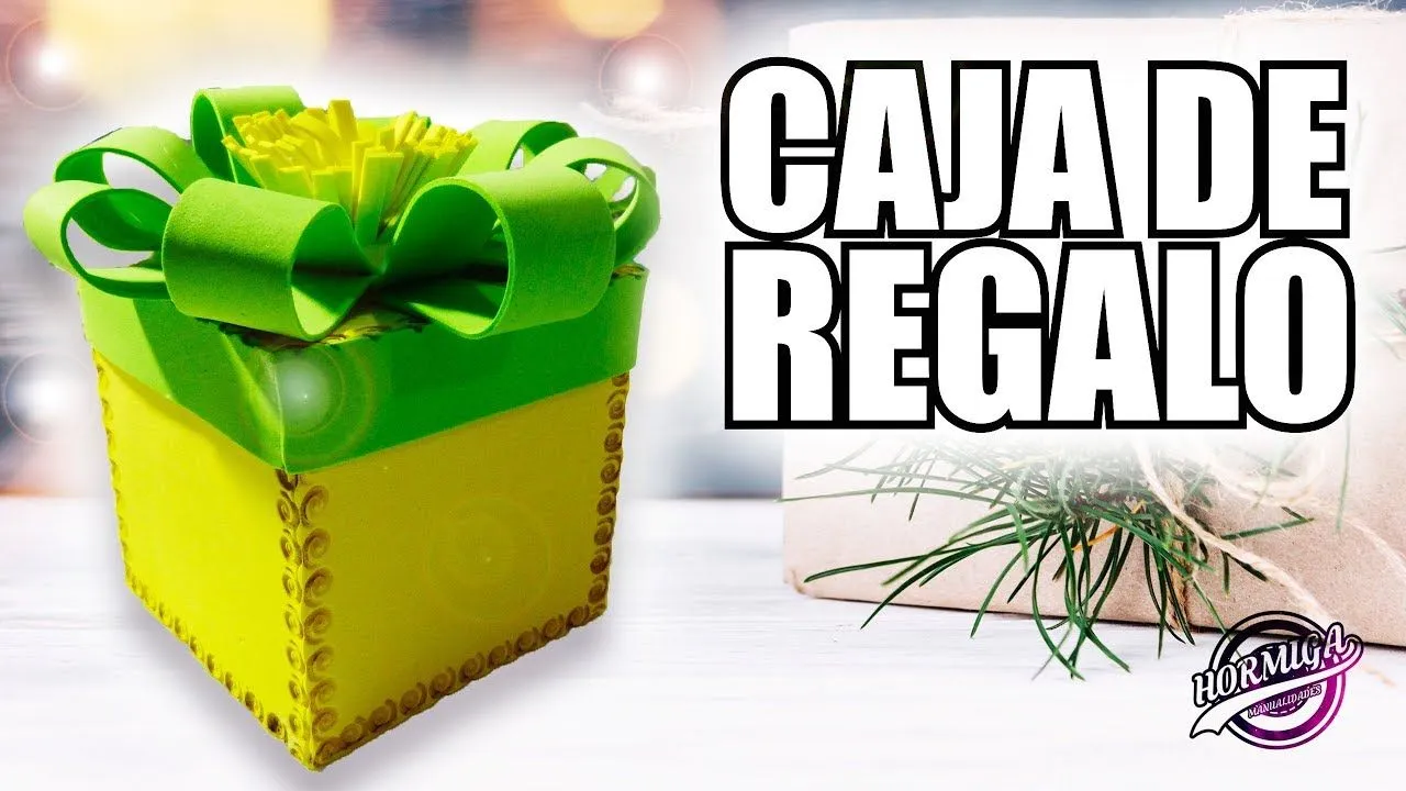COMO HACER CAJA DE REGALO 