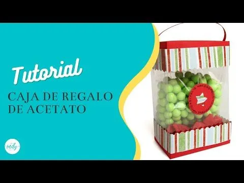 Caja de regalo de acetato - YouTube