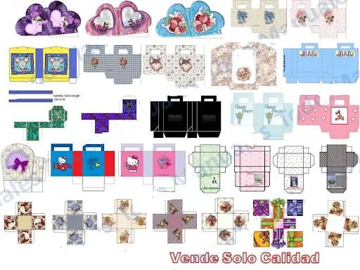 Caja de regalo para colorear - Imagui