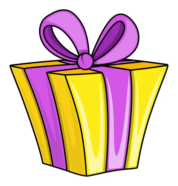 Caja de regalo de dibujos animados - ilustraciones vectoriales ... Caja de regalo de dibujos animados - ilustraciones vectoriales ...