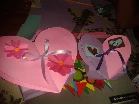 caja con tapa en forma de corazón - YouTube caja con tapa en forma de corazón - YouTube