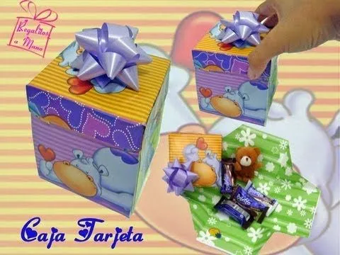 Caja Tarjeta / Regalo Original - Regalitos a Mano // http://sdrv ...