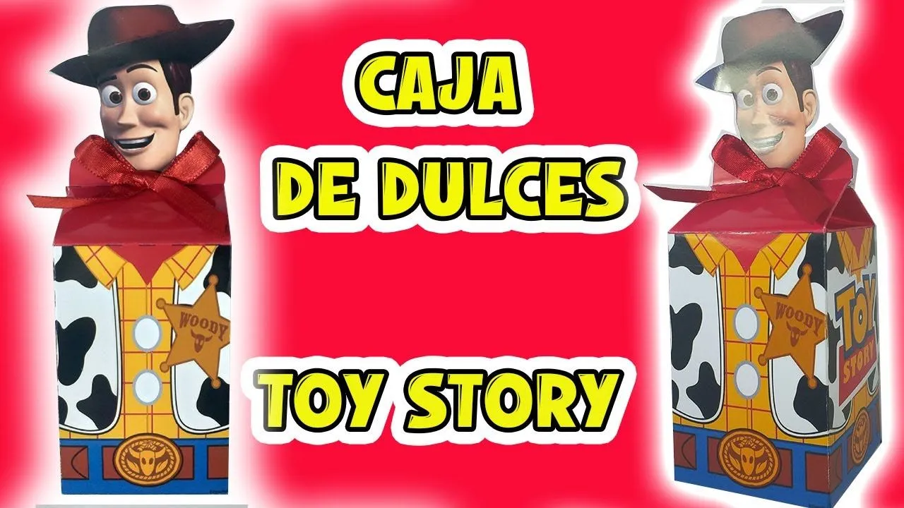 COMO HACER CAJA TOY STORY DE DULCES + moldes gratis - YouTube COMO HACER CAJA TOY STORY DE DULCES + moldes gratis - YouTube