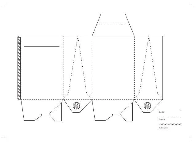 CAJA TROQUEL Lenguaje de lineas