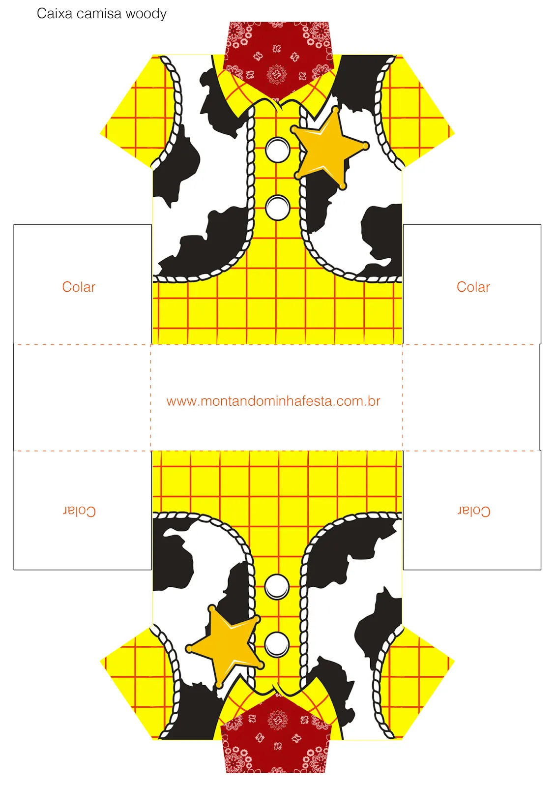 Caja de Woody de Toy Story para Imprimir Gratis. - Ideas y material gratis para fiestas y celebraciones Oh My Fiesta! Caja de Woody de Toy Story para Imprimir Gratis. - Ideas y material gratis para fiestas y celebraciones Oh My Fiesta!