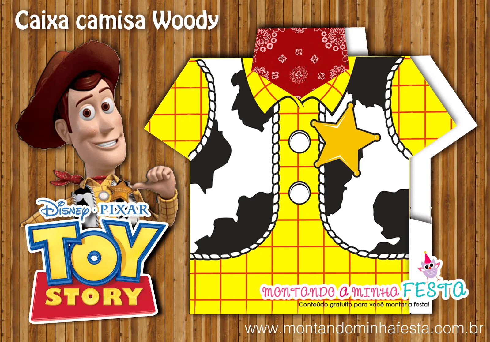 Caja de Woody de Toy Story para Imprimir Gratis. - Ideas y material gratis para fiestas y celebraciones Oh My Fiesta! Caja de Woody de Toy Story para Imprimir Gratis. - Ideas y material gratis para fiestas y celebraciones Oh My Fiesta!
