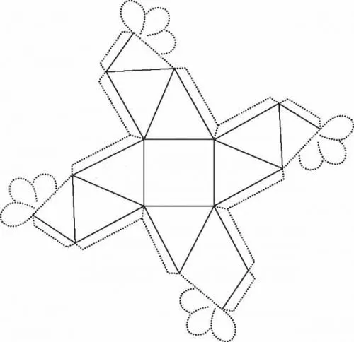 Moldes de cajitas de corazon para imprimir - Imagui