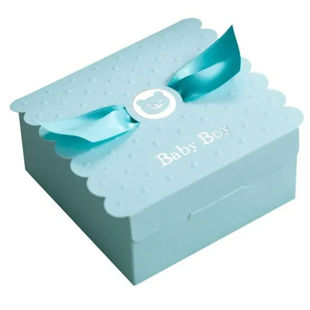 Cajas de dulces de Ángel para fiesta de bebé, niño y niña, recuerdos de Baby  Shower, caja de dulces para fiesta de cumpleaños de bebé, caja de bolsa de  Chocolate Vhermosa Fiesta