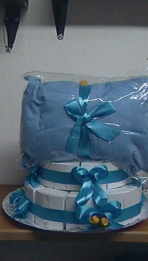 Cajas forradas para baby shower - Imagui