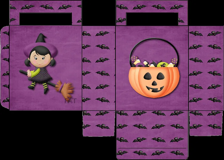 Cajas de Halloween para Imprimir