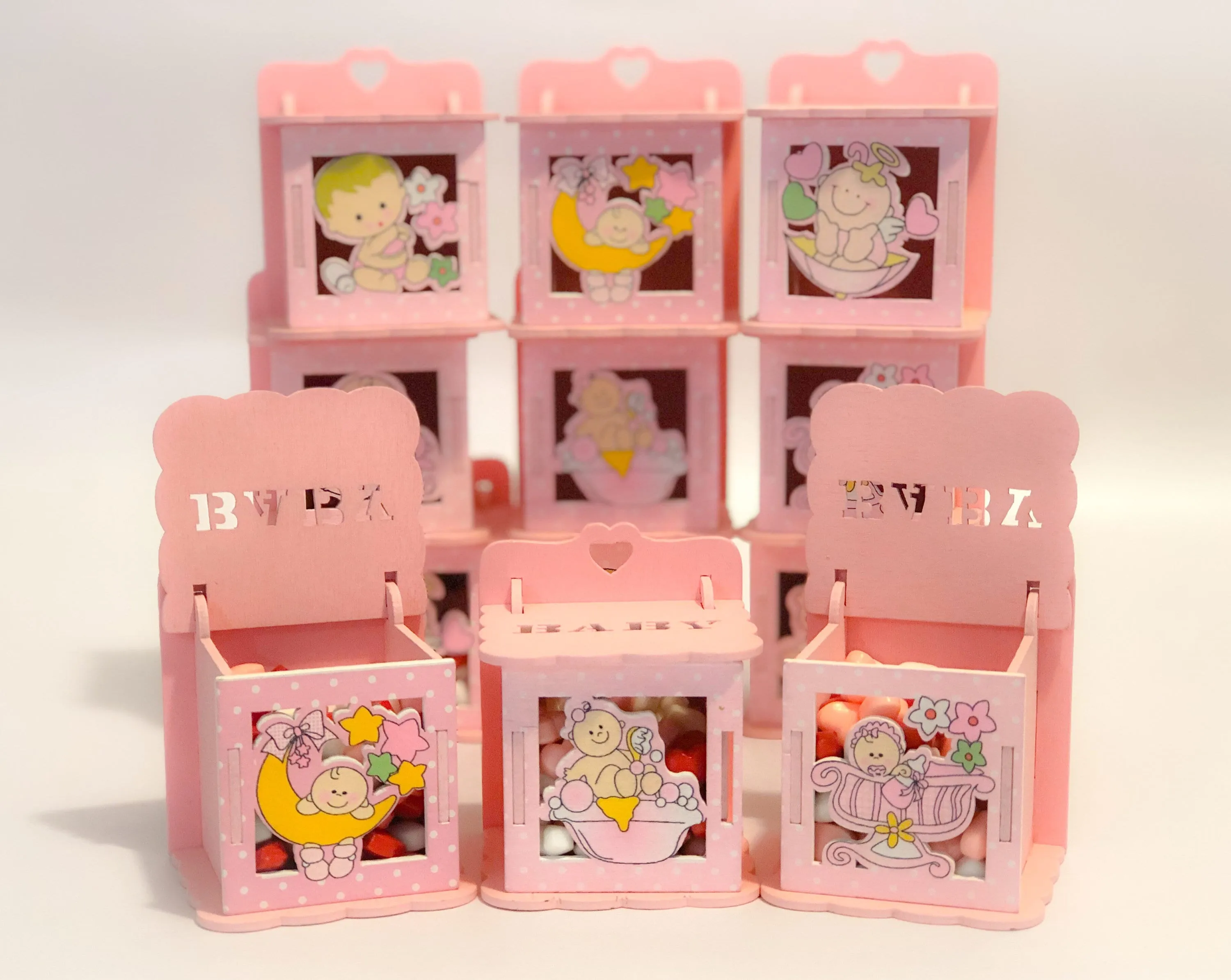 Cajas de madera para baby shower caja de regalo única para - Etsy México