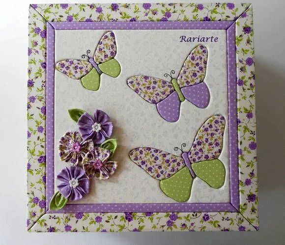 Cajas patchwork sin aguja - Imagui