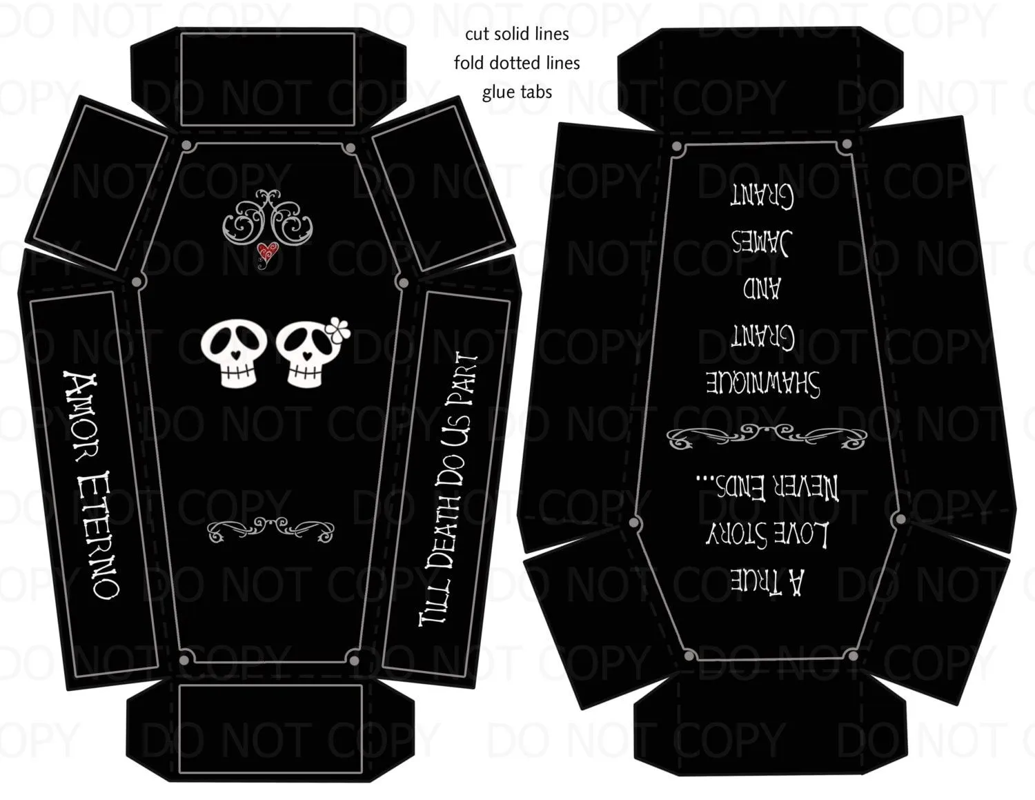 Cajas de recuerdos de boda o Halloween con tema de calavera de ataúd personalizada DIY imprimibles - Etsy México Cajas de recuerdos de boda o Halloween con tema de calavera de ataúd personalizada DIY imprimibles - Etsy México