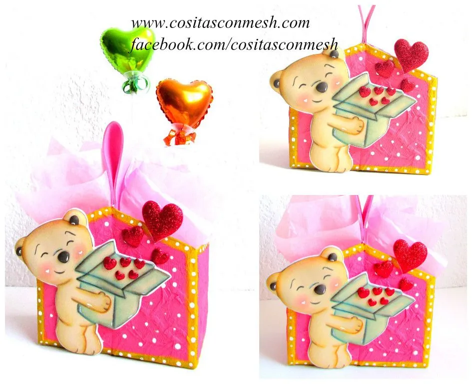 Cajas de regalo para el 14 de febrero manualidades DIY ~ cositasconmesh Cajas de regalo para el 14 de febrero manualidades DIY ~ cositasconmesh