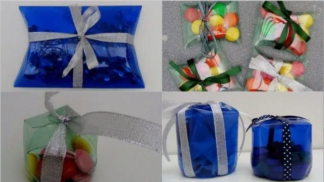 Cajas de regalo, bomboneras o dulceros realizados reciclando ... Cajas de regalo, bomboneras o dulceros realizados reciclando ...