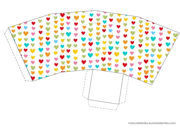 Manualidades: 10 cajitas imprimibles para el 14 de febrero Manualidades: 10 cajitas imprimibles para el 14 de febrero